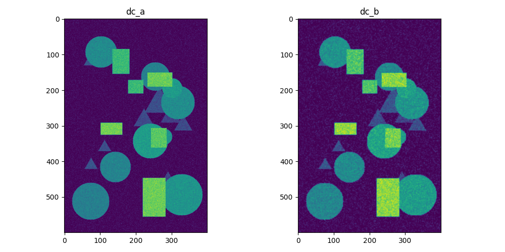dc_a vs. resized dc_b slice